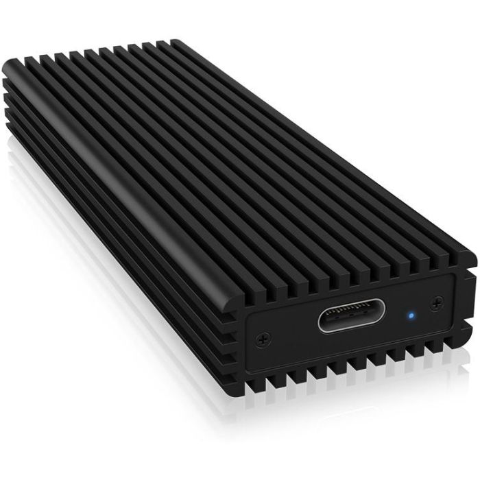 ICY BOX IB-1816M-C31 Carcasa Externa M.2 NVMe SSD USB-C 3.1 Gen 2 10Gbps Aluminio Negro