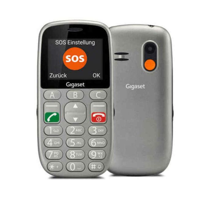 Teléfono Móvil para Mayores Gigaset GL390 2,2" 2G 800 mAh Gris