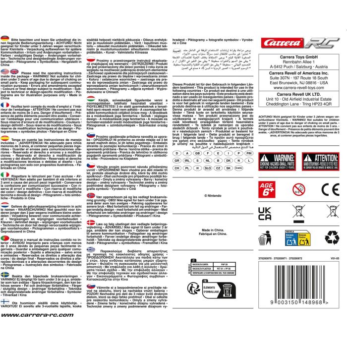 Coche teledirigido Quad Peach, 2,4 GHz, escala 1:20, CARRERA Mario Kart, a partir de 6 años 2 Coche teledirigido Quad Peach, 2,4 GHz, escala 1:20, CARRERA Mario Kart, a partir de 6 años 2