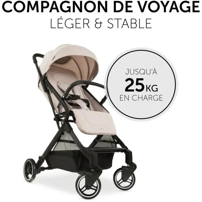 Hauck HAU4007923160152 Cochecito compacto TRAVEL N CARE 4 ruedas Plegado con una mano Beige