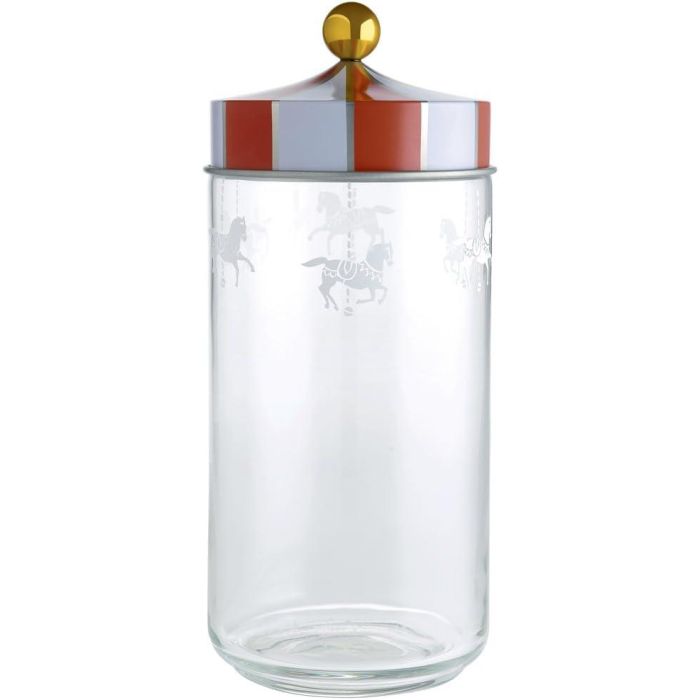 Alessi Circus Bote Hermético de Vidrio 150 cl MW30/150 Alessi Circus Bote Hermético de Vidrio 150 cl MW30/150