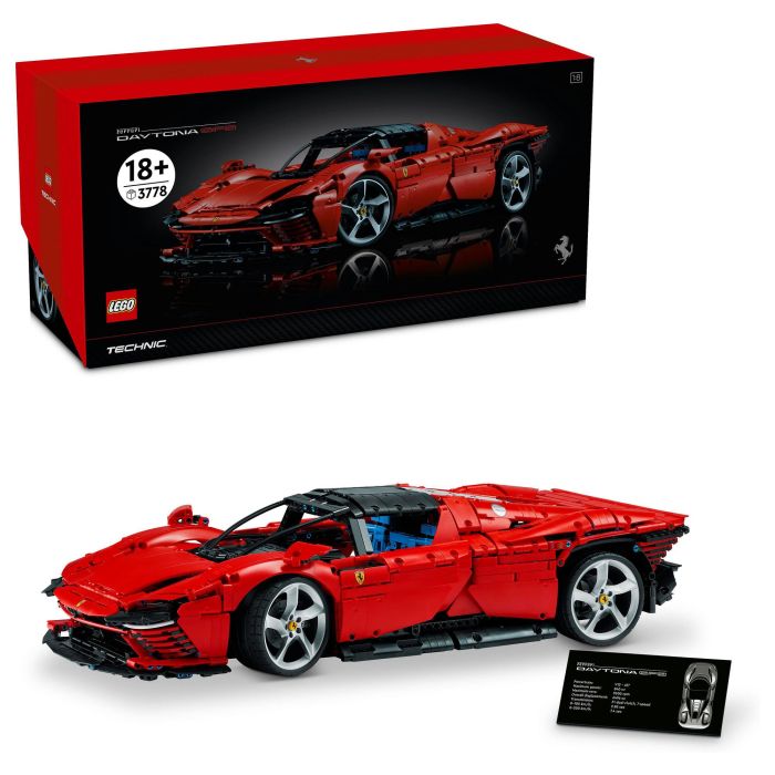 Lego Technic 42143 Ferrari Daytona SP3 Auto en miniatura Modelo para construir para Adultos 16