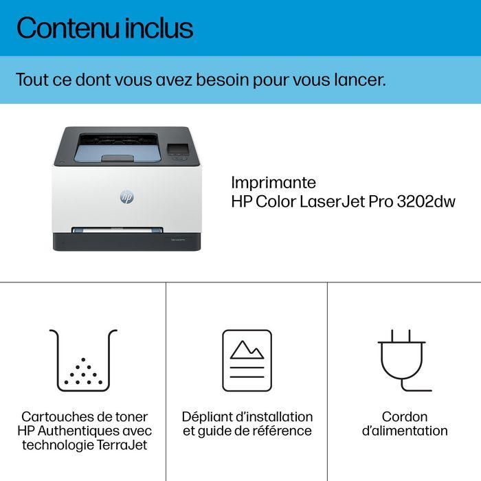 HP Color LaserJet Pro 3202dw Impresora Inalámbrica a Color para Equipos de Trabajo de Alto Rendimiento 9