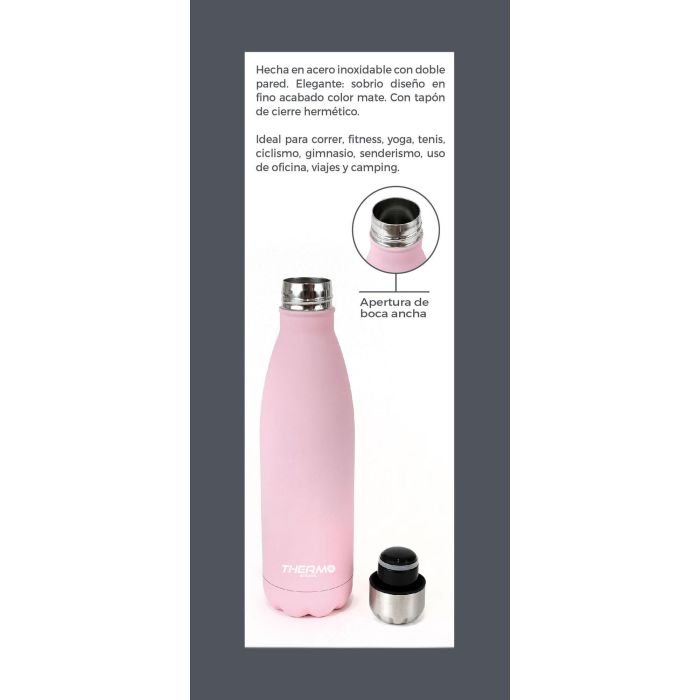 Thermosport Botella Termo Soft Touch 500 ml. Dimensiones: 6,8 x 26,5 cm (6 Unidades) 4 Thermosport Botella Termo Soft Touch 500 ml. Dimensiones: 6,8 x 26,5 cm (6 Unidades) 4