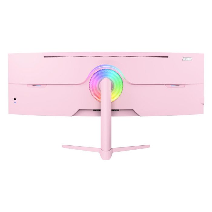 Arozzi Nova 49" Curved Monitor Gaming, Pantalla VA 5120 x 1440 Dual QHD, 165Hz, 4ms, 1500R, Altavoces, HDMI 2.1, DisplayPort, Rosa