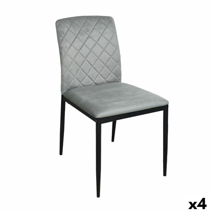 Silla Versa ZEGERS Gris 58 x 83 x 44 cm (4 Unidades) Silla Versa ZEGERS Gris 58 x 83 x 44 cm (4 Unidades)