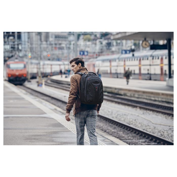 Wenger CARBON 17" Mochila para Macbook Pro, Negro