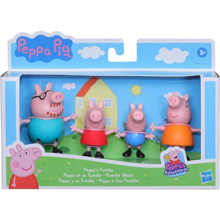 Hasbro Set 4 Figuras Peppa Pig y Familia - Mamá Pig, Papá Pig y George 3 Hasbro Set 4 Figuras Peppa Pig y Familia - Mamá Pig, Papá Pig y George 3