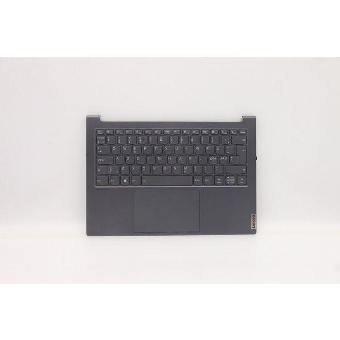 Lenovo ASM_NORDIC L82LA SLA_GY Teclado y Carcasa Superior para Laptop - Repuesto Original 22x31.2x1.1 cm, 0.33 kg