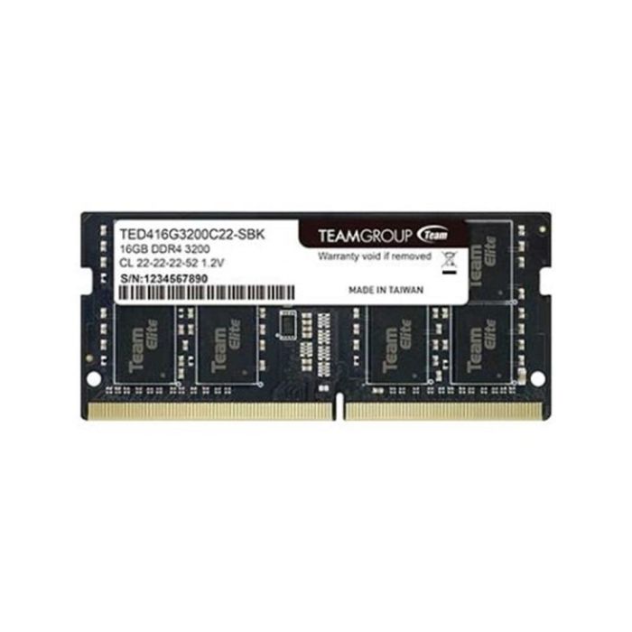Team Group TED416G3200C22-S01 Módulo de memoria RAM 16 GB DDR4 SO-DIMM 3200C22 para portátil