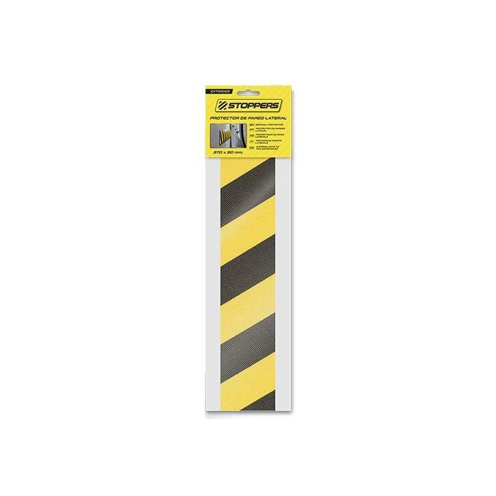 Abc EXT99029 Protector antigolpes autoadhesivo para pared lateral de parking 370x80 mm - Fácil montaje, polietileno, evita golpes 2