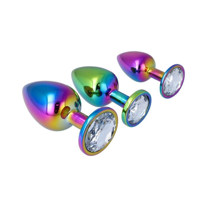 Plug Anal Pick&Love Nº 18 Multicolor 3 Piezas (8,3 cm) (9,5 cm) (7,6 cm) 8 Plug Anal Pick&Love Nº 18 Multicolor 3 Piezas (8,3 cm) (9,5 cm) (7,6 cm) 8