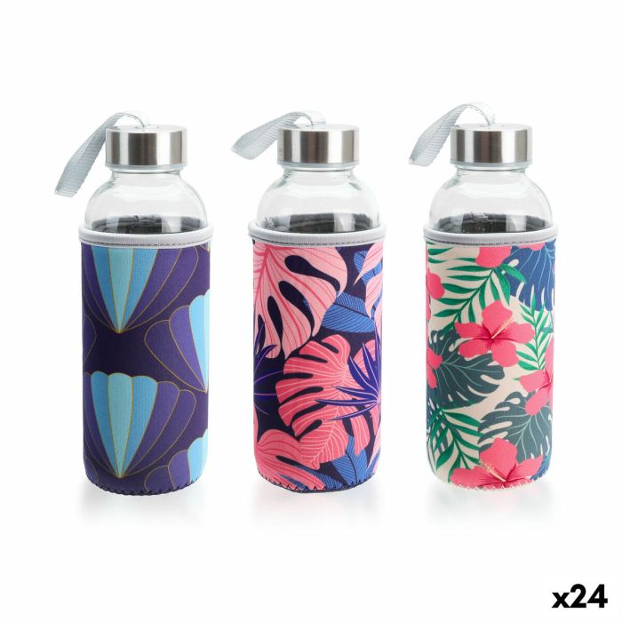 Botella de Agua Bewinner Vidrio 400 ml (24 Unidades) Botella de Agua Bewinner Vidrio 400 ml (24 Unidades)