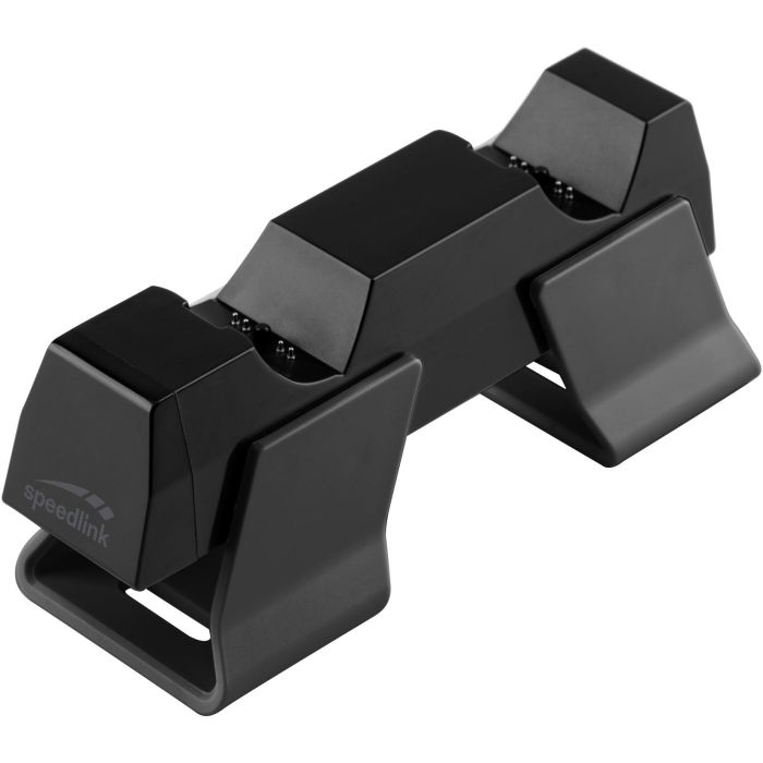 Speedlink TWINDOCK Estación de Carga para PlayStation 5 PS5, Sistema de Recarga Dual, Negro