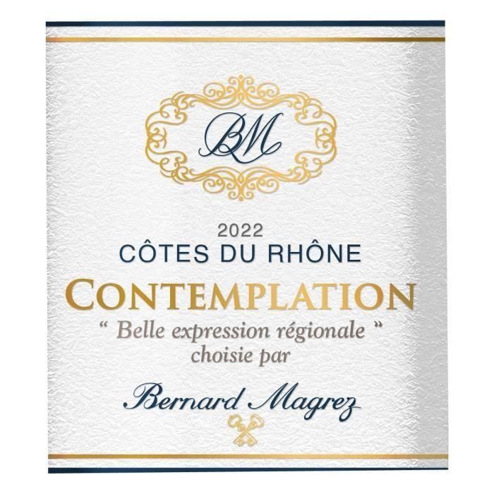 Contemplación 2022 Côtes du Rhône - Vino tinto del Valle del Ródano 1 Contemplación 2022 Côtes du Rhône - Vino tinto del Valle del Ródano 1