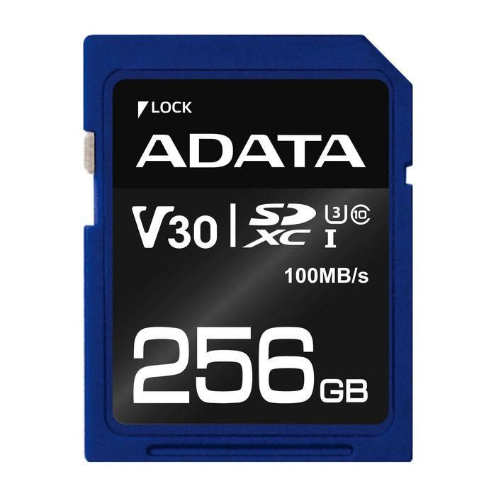 ADATA 256 GB Premier Pro SDXC UHS-I U3 Class 10 (V30S) ADATA 256 GB Premier Pro SDXC UHS-I U3 Class 10 (V30S)