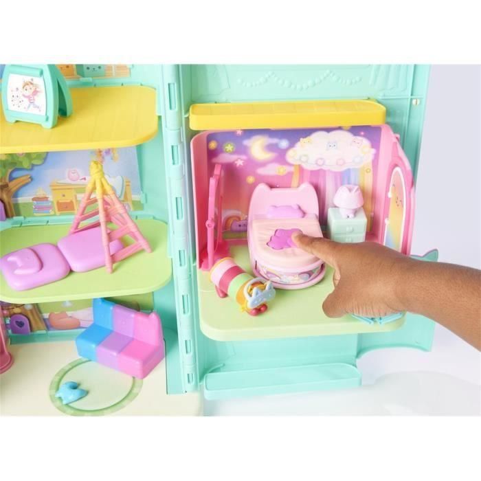 Spin Master 6062037 Casa de Muñecas de Gabby Habitación Dulces Sueños Sueñigata con Figura Kissing Cat, Muebles y Accesorios 3
