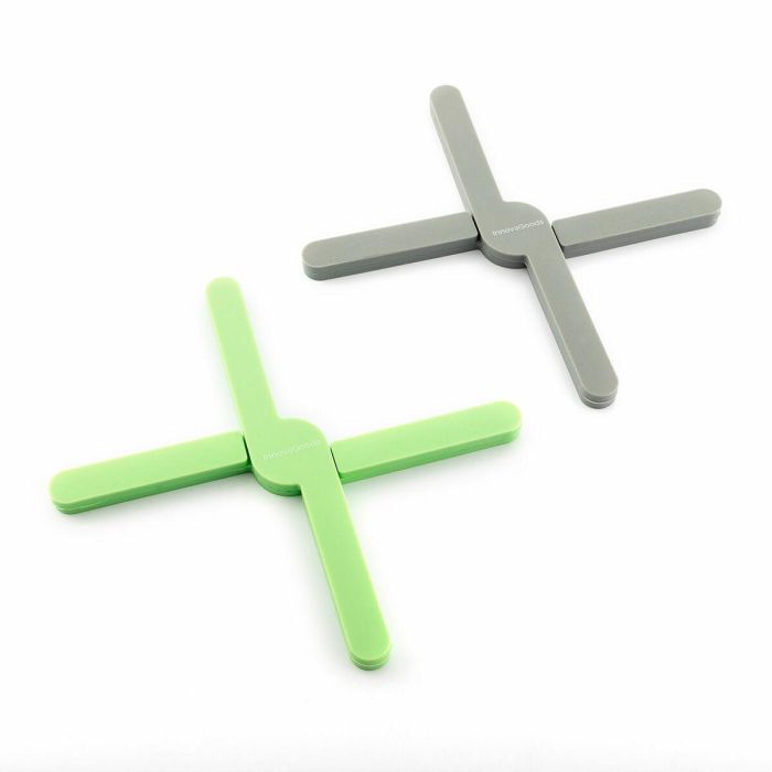 Salvamanteles Individual Plegable de Silicona Folvet InnovaGoods 2 Unidades 1 Salvamanteles Individual Plegable de Silicona Folvet InnovaGoods 2 Unidades 1