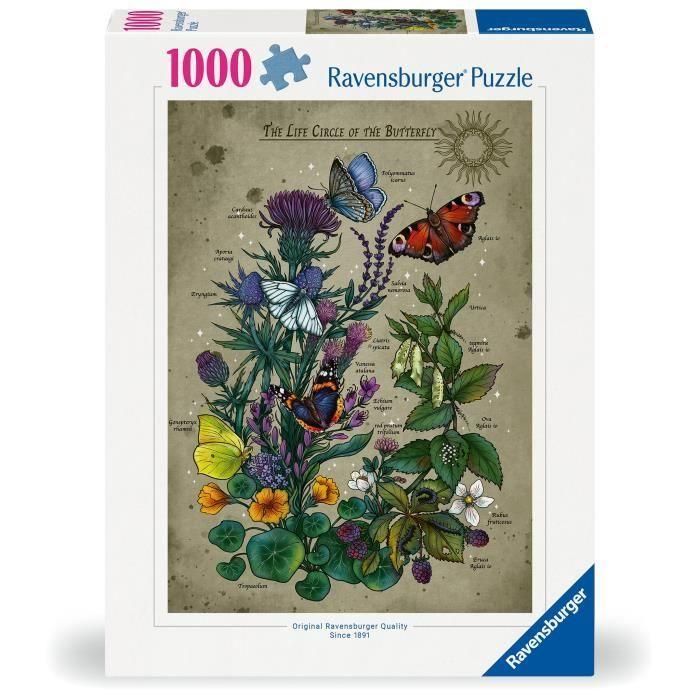 Puzzle Ravensburger The Life Circle of the Butterfly 1000 Piezas 0 Puzzle Ravensburger The Life Circle of the Butterfly 1000 Piezas 0