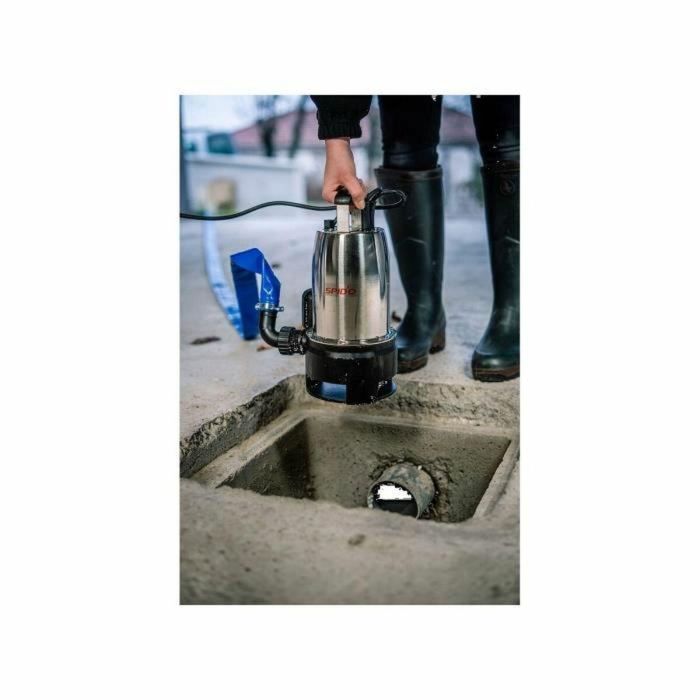 Spido Pro Maxinox 500 Bomba de Drenaje - 500 W - Caudal Máximo de 10,5 m³/h - Se Suministra con un Codo con Tuerca Giratoria F 33/42 1