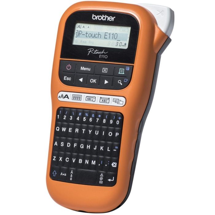 Brother Rotuladora Electrónica Portátil Profesional Lcd 2 Lineas Teclado Qwerty-Numérico 2 Brother Rotuladora Electrónica Portátil Profesional Lcd 2 Lineas Teclado Qwerty-Numérico 2