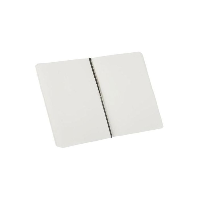 Cuaderno Moleskine Clasico Tapa Blanda 13X21 192H 70Gr. Lisa Con Goma Negra 2