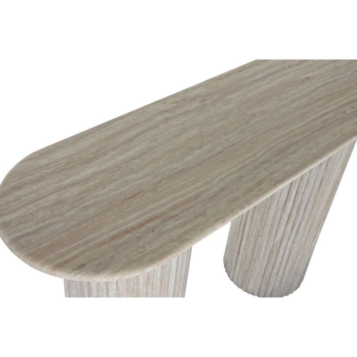 DKD Home Decor Consola Moderna de Granito y MDF Simil Mármol Color Beige, Medidas 120 cm Ancho x 40 cm Fondo x 75 cm Alto 4 DKD Home Decor Consola Moderna de Granito y MDF Simil Mármol Color Beige, Medidas 120 cm Ancho x 40 cm Fondo x 75 cm Alto 4