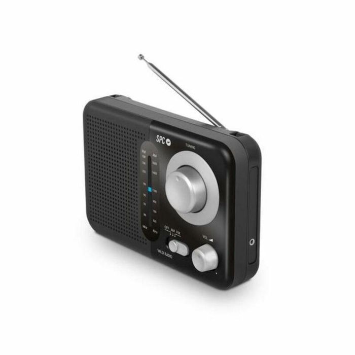 Radio AM/FM SPC Internet 4590N VALDI Negro 0,8 W 3