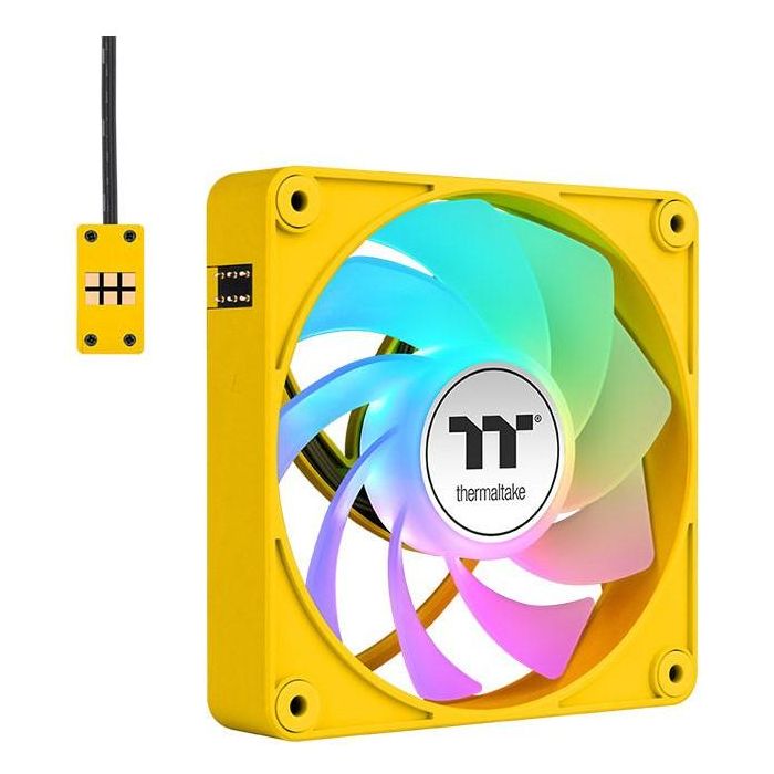 Thermaltake CT120 EX Reverse ARGB Sync PC Cooling Fan Bumblebee 3 Pack 120mm