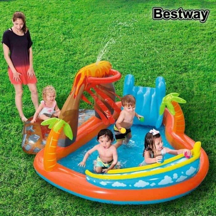 Piscina Hinchable C/C. PISCINA 2.65X2.65X1.04M HINCHABLE Bestway Multicolor 265 x 265 x 104 cm