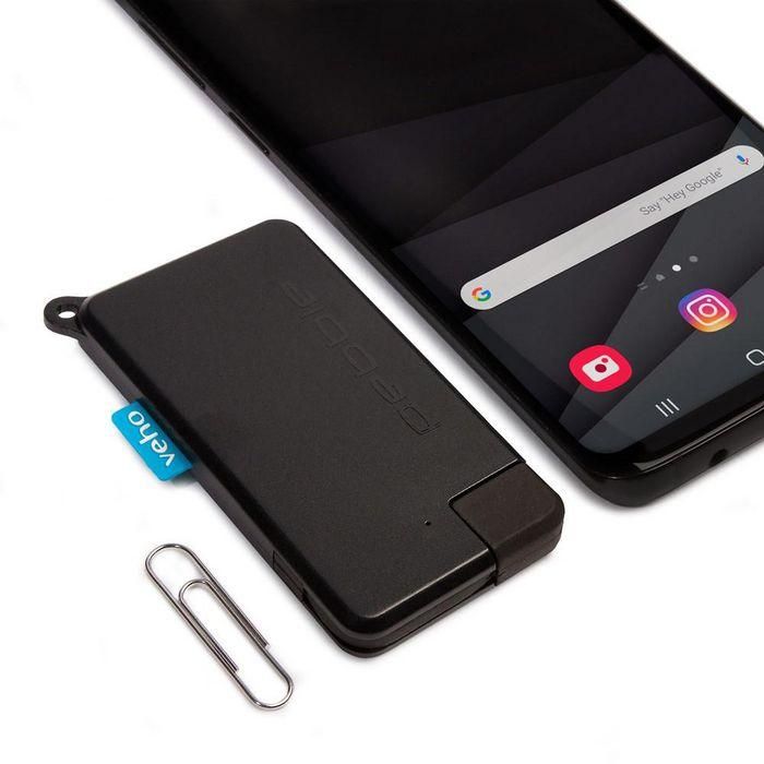 Veho Veho Pebble Pokket 1000mAh micro size keyring Power Bank - Black 1 Veho Veho Pebble Pokket 1000mAh micro size keyring Power Bank - Black 1