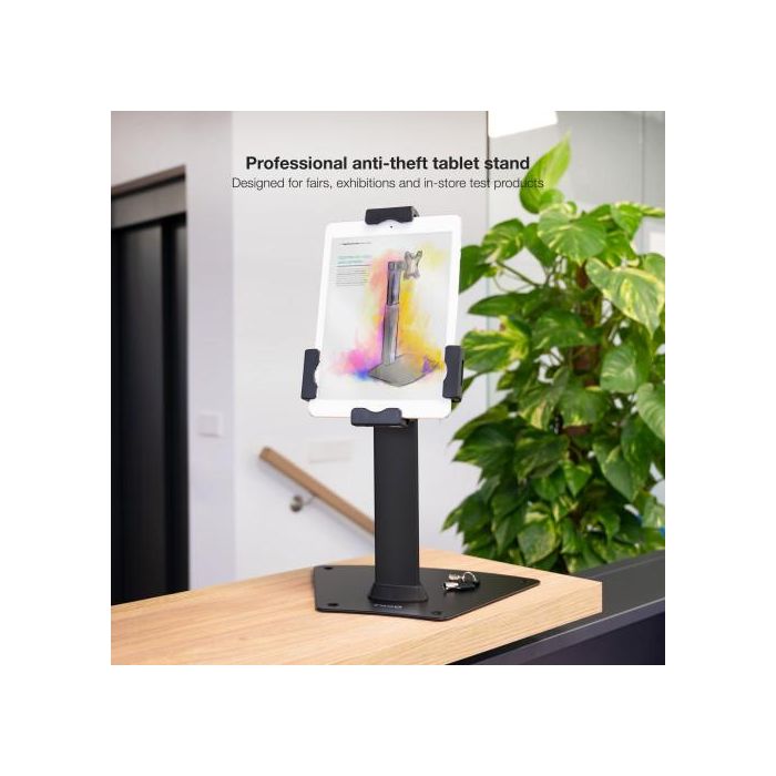 Tooq Soporte Sobremesa Profesional TQTDS0811 Tablet Antirrobo Ajustable para Comercios 7.9-10.5 Pulgadas Aluminio Negro 5 Tooq Soporte Sobremesa Profesional TQTDS0811 Tablet Antirrobo Ajustable para Comercios 7.9-10.5 Pulgadas Aluminio Negro 5