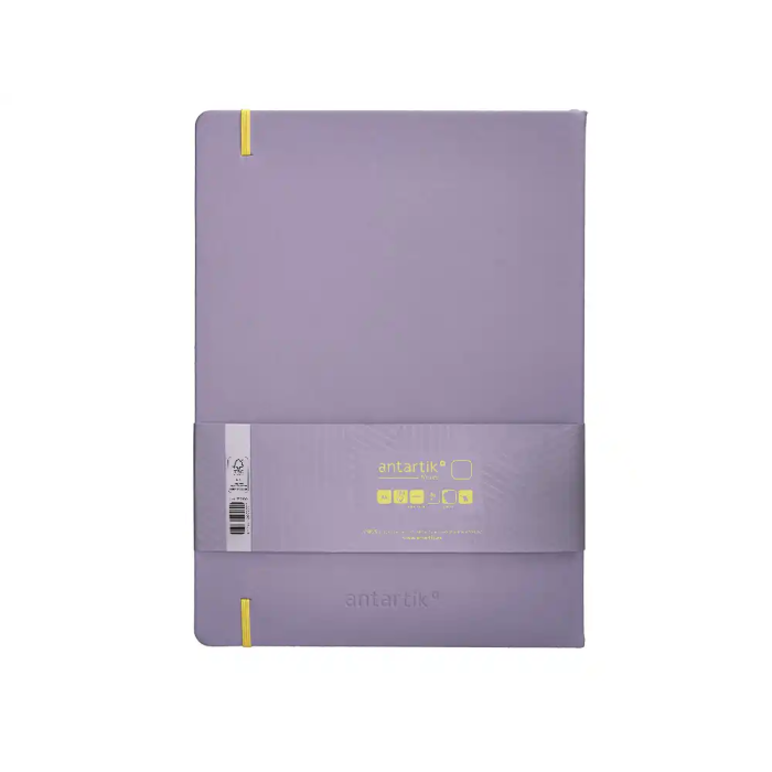 Antartik Cuaderno A4 Tapa Dura Hojas Lisas Morado y Amarillo 100 Hojas 80 gr FSC 2 Antartik Cuaderno A4 Tapa Dura Hojas Lisas Morado y Amarillo 100 Hojas 80 gr FSC 2