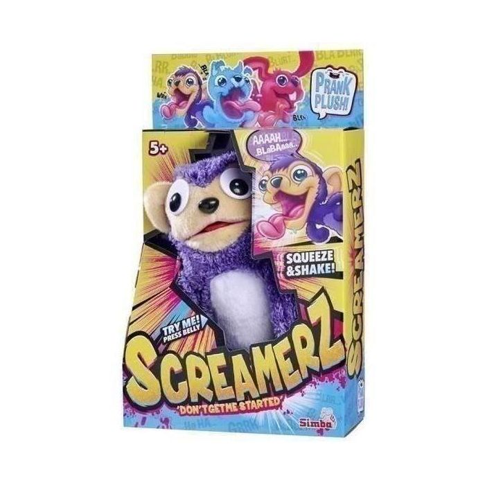 Peluche screamerz mono con sonido. nunca habrá un momento aburrido! 30 cm 2