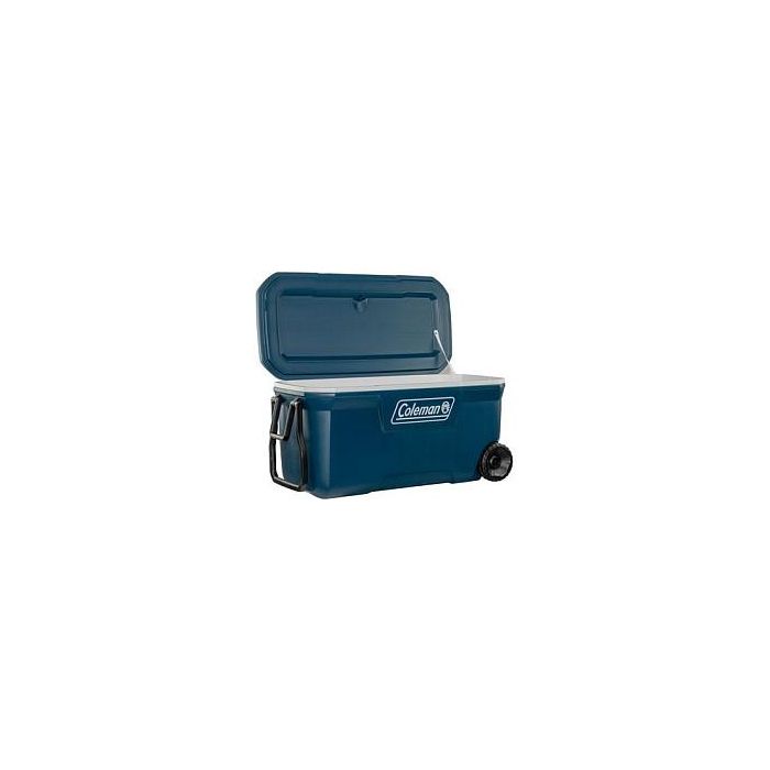 Coleman Xtreme 100QT Ruedas - Nevera portátil de 94L (65L útiles) con ruedas, color azul - Ref. 2000037216