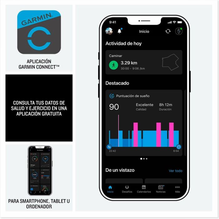 Garmin vívoactive 6 Reloj Inteligente de 42mm con Pantalla Táctil AMOLED de 1.2", GPS y Wi-Fi Integrado, Memoria 8GB, Correa de Silicona Blanca 3 Garmin vívoactive 6 Reloj Inteligente de 42mm con Pantalla Táctil AMOLED de 1.2", GPS y Wi-Fi Integrado, Memoria 8GB, Correa de Silicona Blanca 3