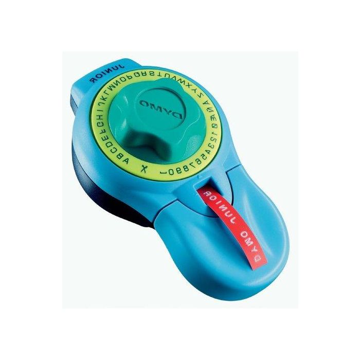 Dymo Etiquetadora Manual Junior Azul - Rotuladora con Cinta de 9 mm