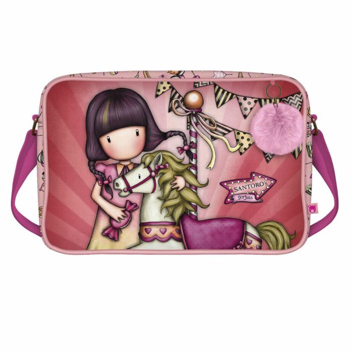Cartera Escolar Gorjuss Carousel Salmón (35 x 26.5 x 10.5 cm) Cartera Escolar Gorjuss Carousel Salmón (35 x 26.5 x 10.5 cm)