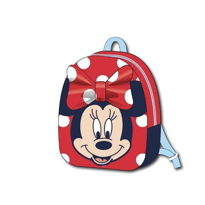 Mochila guarderia de peluche minnie 18.0 x 22.0 x 8.0 cm 1