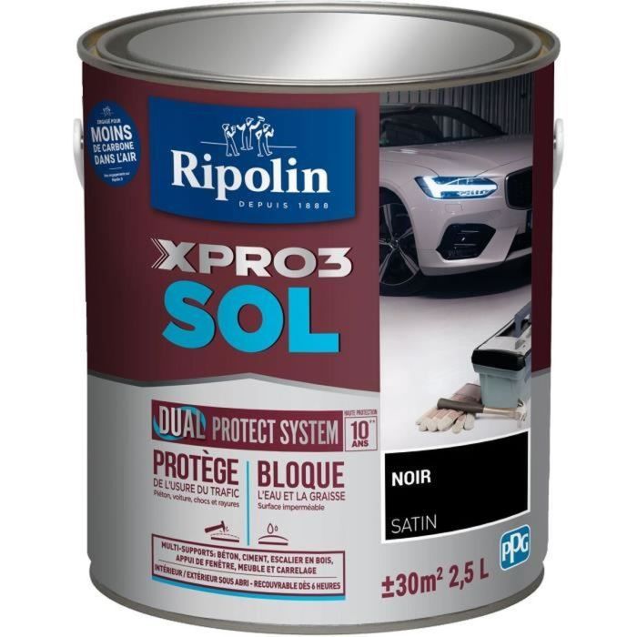 Pintura de Imprimación Ripolin Negro Satinado