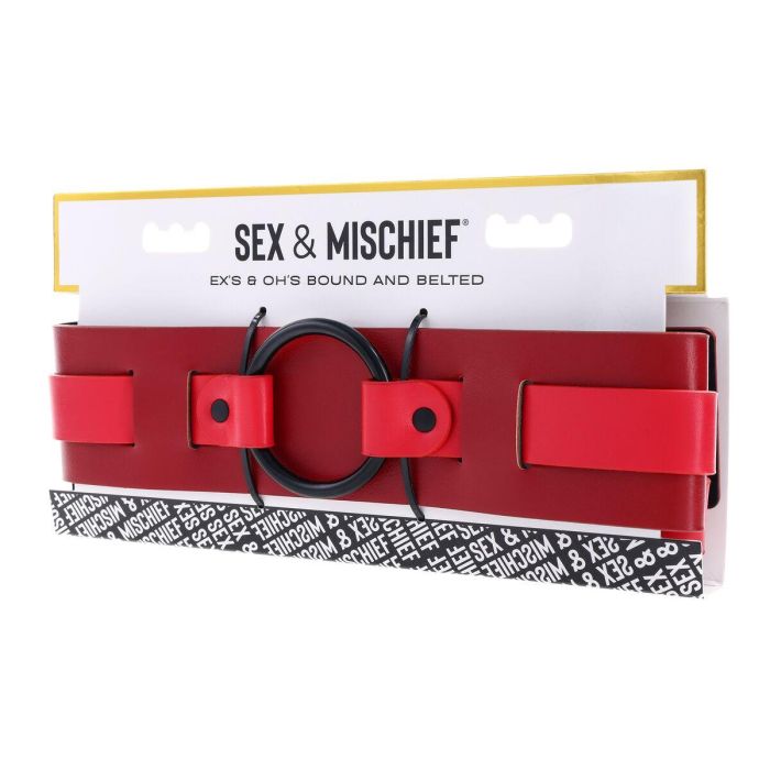 Cinturón ajustable Sportsheets Sex and Mischief Rojo 9