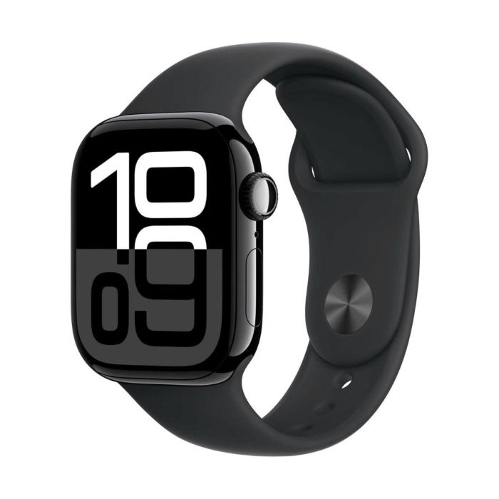 Apple Watch Series 10 46Mm Jet Black Aluminium Case With Black Sport Band S/M Gps MWWP3QC/A