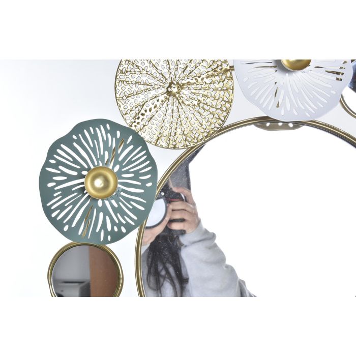 Espejo de pared DKD Home Decor Verde Dorado Oriental 50 x 5 x 51 cm 1