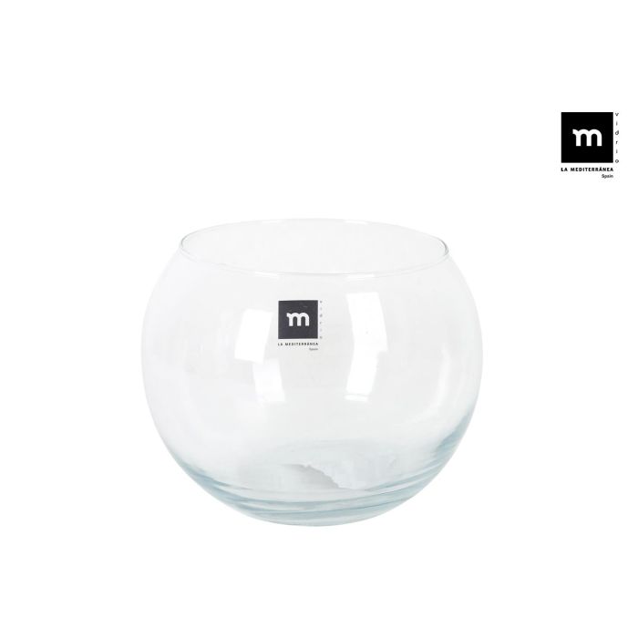 Pecera de vidrio Rustik 16 cm - Inde (6 Unidades) Pecera de vidrio Rustik 16 cm - Inde (6 Unidades)