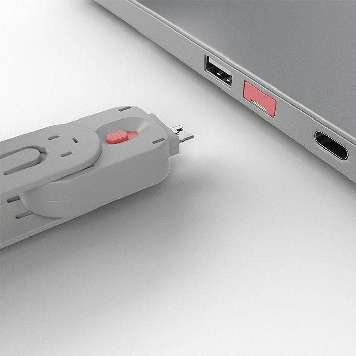 Lindy USB Port Blocker - Pack of 4, Colour Code: Pink 3 Lindy USB Port Blocker - Pack of 4, Colour Code: Pink 3