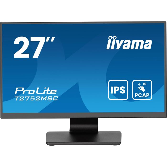 IIYAMA T2752MSC-B1AG Monitor táctil IPS Full HD 27" (68.6cm) 1920x1080 HDMI+DP 5ms Negro 1
