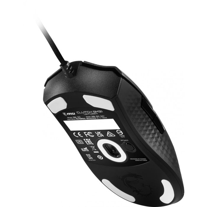 MSI Clutch GM31 Wired - Ratón Gaming Óptico Negro 6