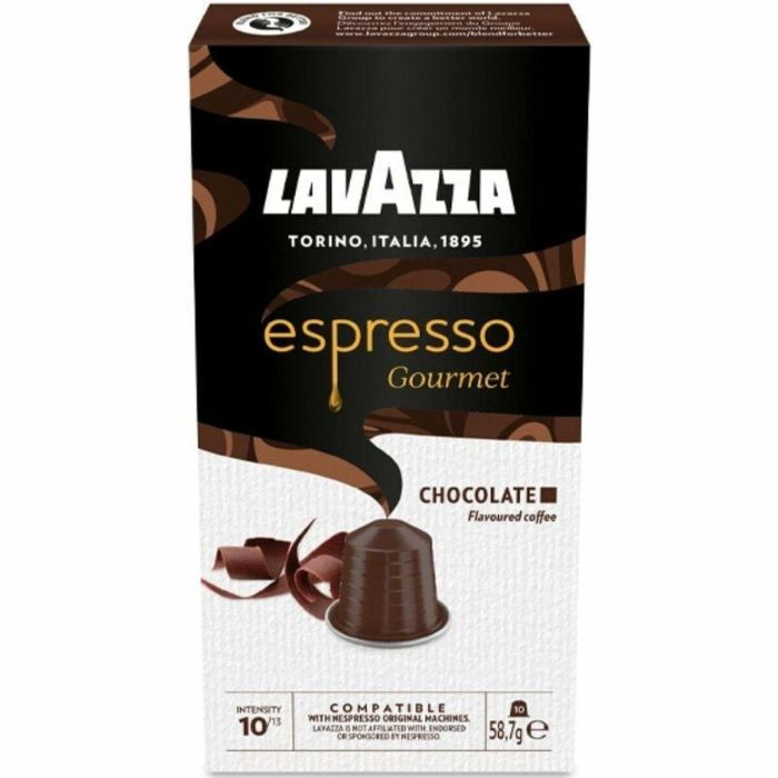 Cápsulas de Café Lavazza Espresso Gourmet Chocolate 10 Piezas (10 Unidades) 0 Cápsulas de Café Lavazza Espresso Gourmet Chocolate 10 Piezas (10 Unidades) 0