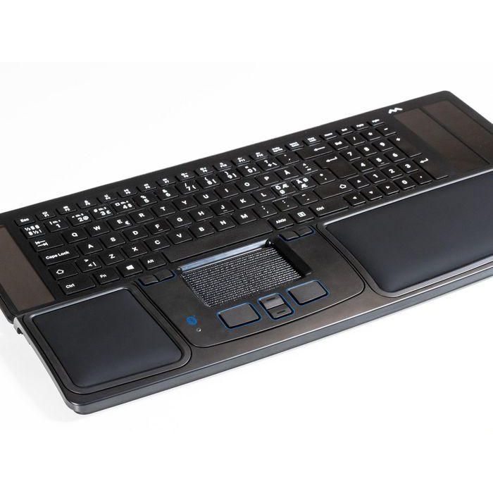Mousetrapper Prime, Easy to clean: up to 85% Alcohol disinfectants, Colour: Black, Interface: Bluetooth 4.1, USB-A, Keys: 8 Programmable Keys, Battery: Rechargable, Operating Systems: Windows, iOS, macOS, Android & Linux, Software: MT Keys, Dimensions (Wx Mousetrapper Prime, Easy to clean: up to 85% Alcohol disinfectants, Colour: Black, Interface: Bluetooth 4.1, USB-A, Keys: 8 Programmable Keys, Battery: Rechargable, Operating Systems: Windows, iOS, macOS, Android & Linux, Software: MT Keys, Dimensions (Wx