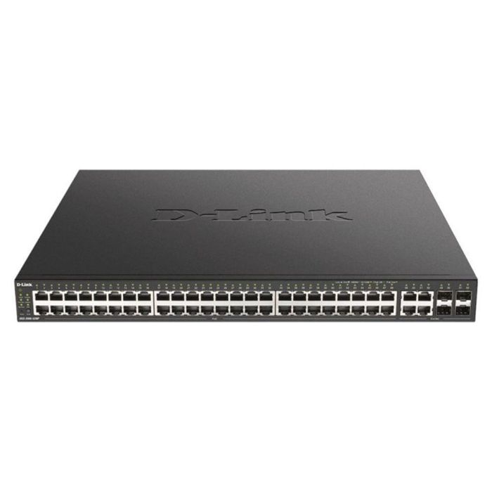 D-Link DGS-2000-52MP Switch Gestionado L2/L3, 48 Puertos Gigabit Ethernet, 4 SFP, 48 Puertos PoE+ 370W, Montaje en Rack D-Link DGS-2000-52MP Switch Gestionado L2/L3, 48 Puertos Gigabit Ethernet, 4 SFP, 48 Puertos PoE+ 370W, Montaje en Rack